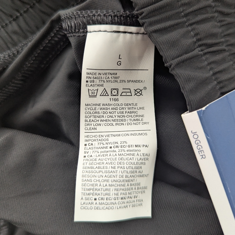 NWT Old Navy Women's Sleek Tech Black High  Rise Athletic Jogger Pants - Picture 8 of 11